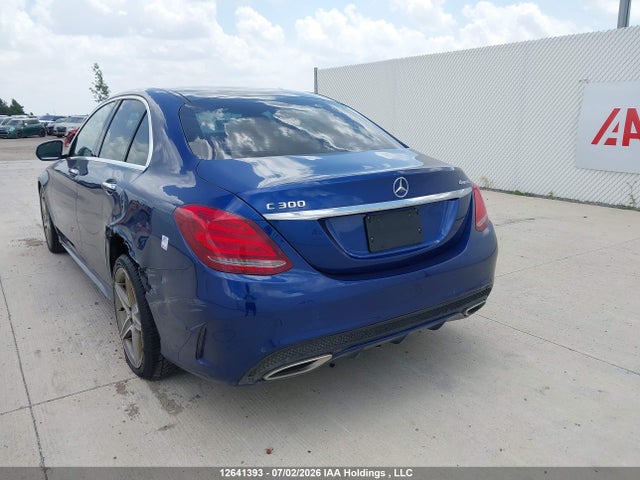 2017 Mercedes-benz C 300 4matic მანქანა იყიდება აუქციონზე, vin: 55SWF4KB5HU186709, აუქციონის ნომერი: 12641393