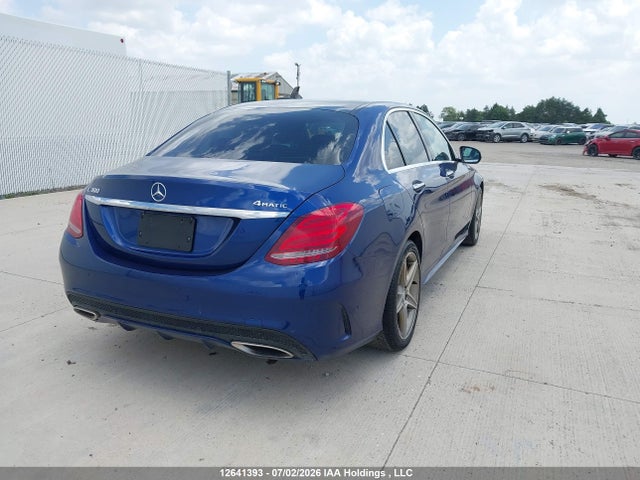 2017 Mercedes-benz C 300 4matic მანქანა იყიდება აუქციონზე, vin: 55SWF4KB5HU186709, აუქციონის ნომერი: 12641393