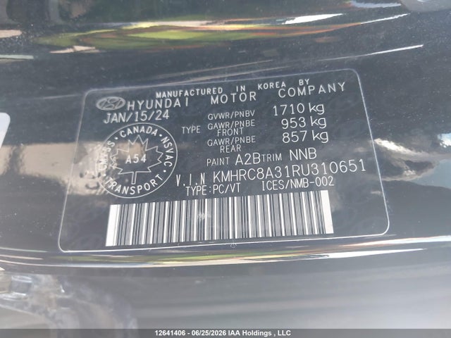 KMHRC8A31RU310651 Hyundai Venue Sel/limited