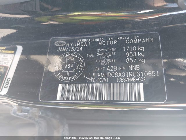 KMHRC8A31RU310651 Hyundai Venue Sel/limited
