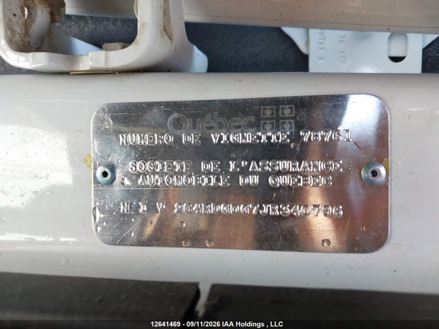 2018 Dodge Grand Caravan Crew მანქანა იყიდება აუქციონზე, vin: 2C4RDGDG7JR340796, აუქციონის ნომერი: 12641469