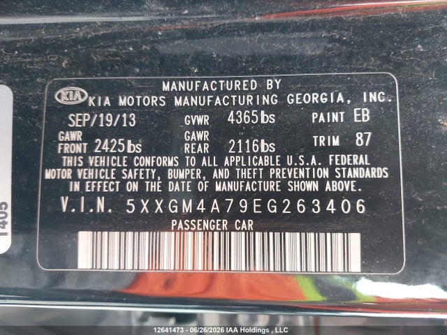 KIA Optima 2014 5XXGM4A79EG263406 Image 19