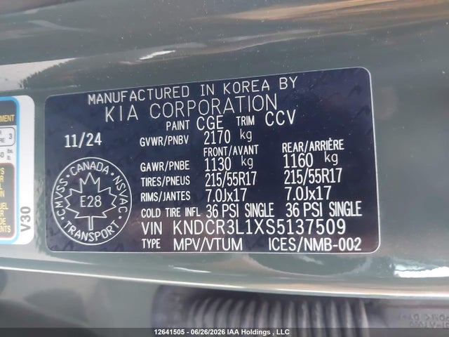 KIA Niro Wind 2025 KNDCR3L1XS5137509 Image 19