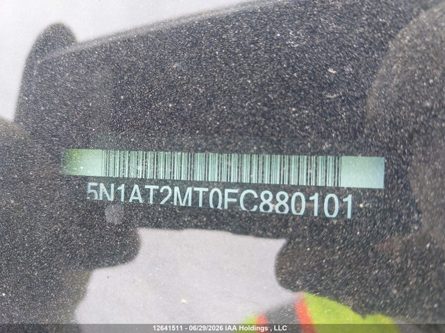 2015 Nissan Rogue S/sv მანქანა იყიდება აუქციონზე, vin: 5N1AT2MT0FC880101, აუქციონის ნომერი: 12641511