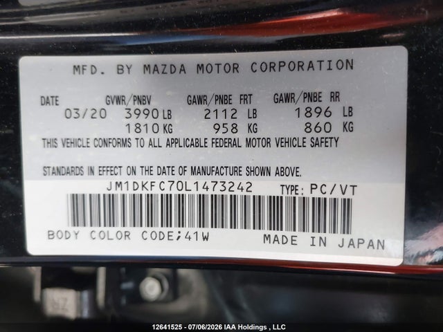 Mazda Cx-3 Gs 2020 JM1DKFC70L1473242 Image 9