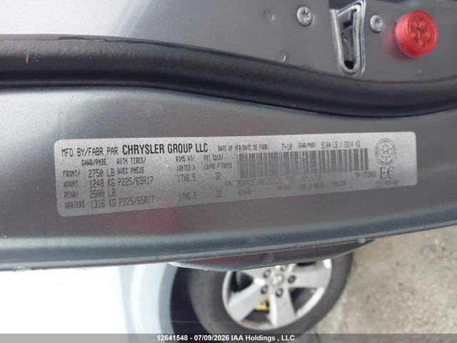 Продаж на аукціоні авто 2010 Dodge Journey, vin: 3D4PG5FV4AT233171, номер лоту: 12641548