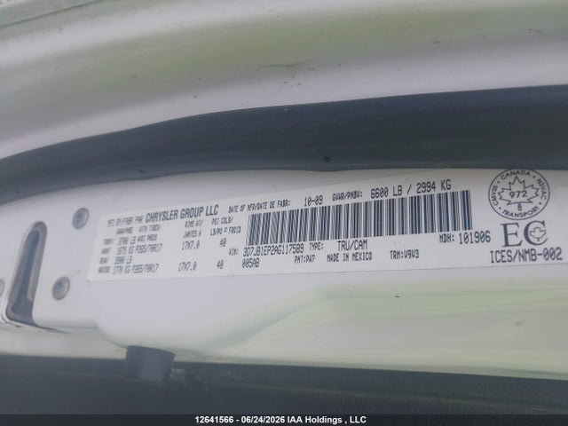 Продажа на аукционе авто 2010 Dodge Ram 1500, vin: 3D7JB1EP2AG117589, номер лота: 12641566