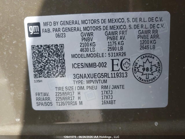 Chevrolet Equinox 2024 3GNAXUEG5RL119313 Image 9