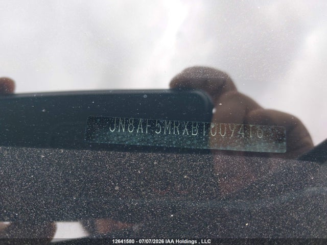 2011 Nissan Juke Sv მანქანა იყიდება აუქციონზე, vin: JN8AF5MRXBT009416, აუქციონის ნომერი: 12641580