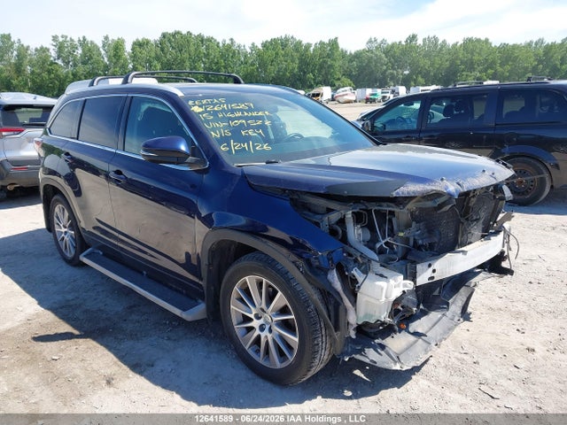 Toyota Highlander Xle 2015 5TDJKRFH6FS109522 головне зображення