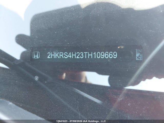 2026 Honda Cr-v მანქანა იყიდება აუქციონზე, vin: 2HKRS4H23TH109669, აუქციონის ნომერი: 12641623