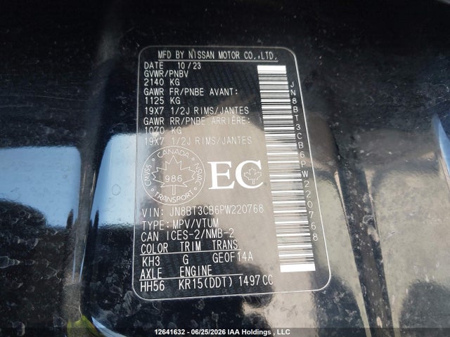 Nissan Rogue Sl 2023 JN8BT3CB6PW220768 Image 9