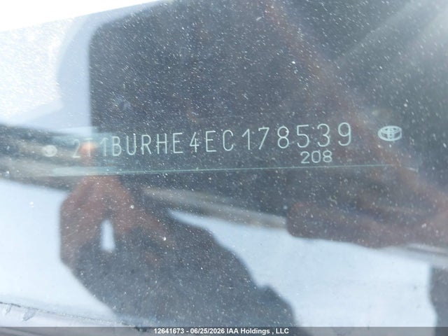 12641673 :رقم المزاد ، 2T1BURHE4EC178539 vin ، 2014 Toyota Corolla Le مزاد بيع