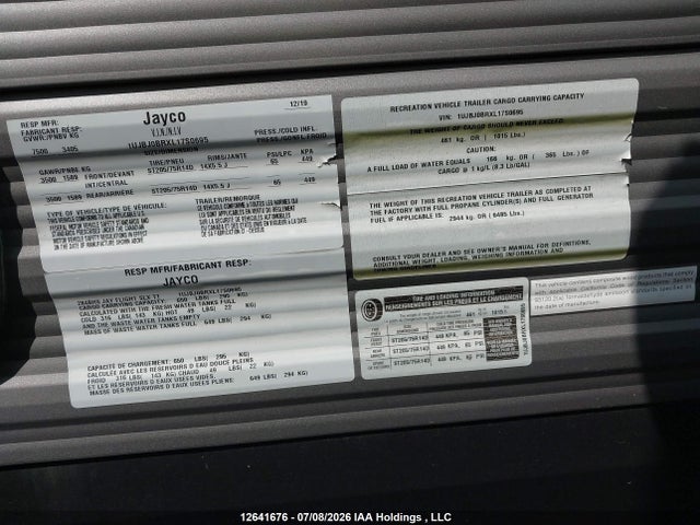 Jayco Jay Flight 2020 1UJBJ0BRXL17S0695 Image 10