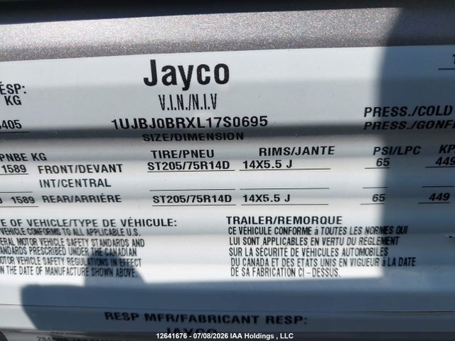Jayco Jay Flight 2020 1UJBJ0BRXL17S0695 Image 13
