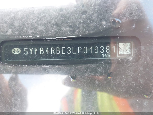 5YFB4RBE3LP010381 Toyota Corolla