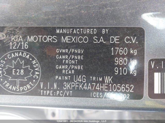 KIA FORTE LX 2017 3KPFK4A74HE105652 Image 9