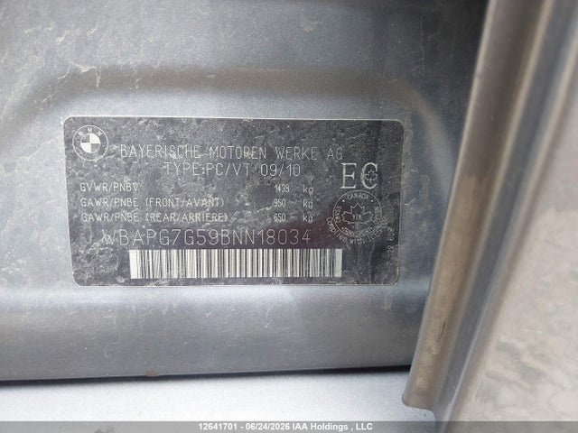 Продаж на аукціоні авто 2011 Bmw 323 I, vin: WBAPG7G59BNN18034, номер лоту: 12641701
