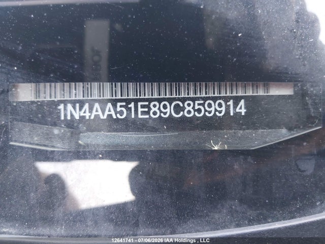 Aukcja sprzedaży 2009 Nissan Maxima S/sv, vin: 1N4AA51E89C859914, numer aukcji: 12641741