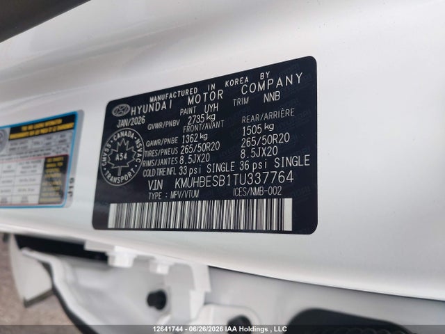 Genesis Gv80 Advanced 2026 KMUHBESB1TU337764 Image 9
