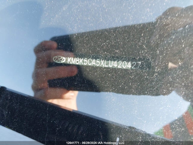 12641771 :رقم المزاد ، KM8K5CA5XLU420427 vin ، 2020 Hyundai Kona Ultimate Awd With Lime Colour Pack مزاد بيع