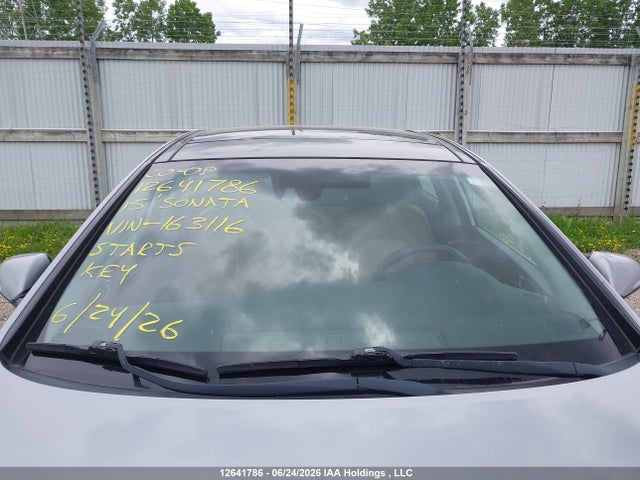 12641786 :رقم المزاد ، 5NPE34AF5FH163116 vin ، 2015 Hyundai Sonata Gls/limited/sport/sport Tech مزاد بيع