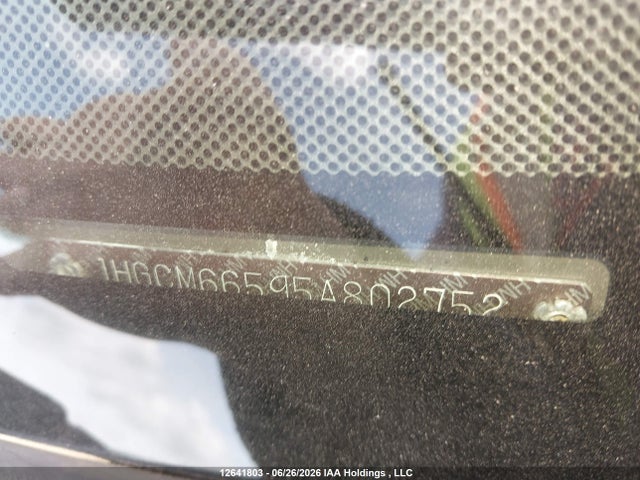 2005 Honda Accord Ex მანქანა იყიდება აუქციონზე, vin: 1HGCM66595A802752, აუქციონის ნომერი: 12641803