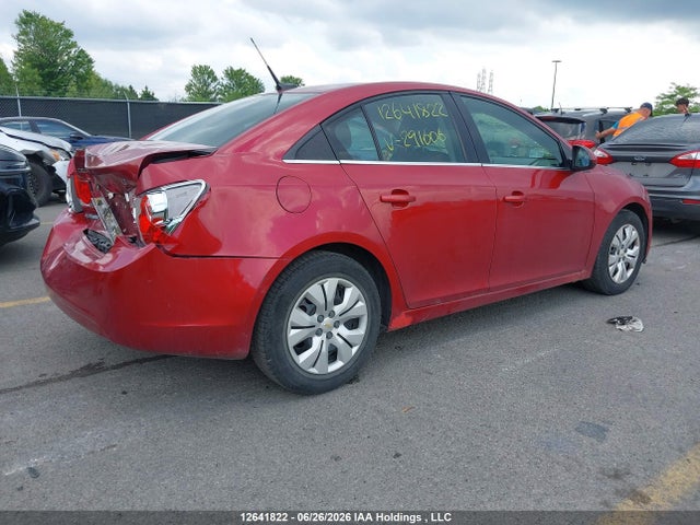 Aukcja sprzedaży 2013 Chevrolet Cruze Lt Turbo, vin: 1G1PC5SB9D7291606, numer aukcji: 12641822