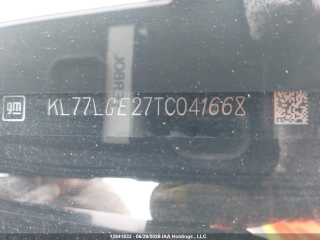 12641832 :رقم المزاد ، KL77LGE27TC041668 vin ، 2026 Chevrolet Trax 1rs مزاد بيع
