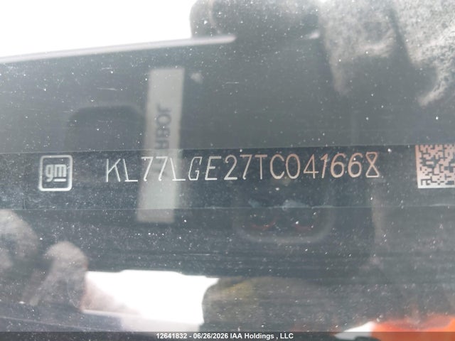 12641832 :رقم المزاد ، KL77LGE27TC041668 vin ، 2026 Chevrolet Trax 1rs مزاد بيع