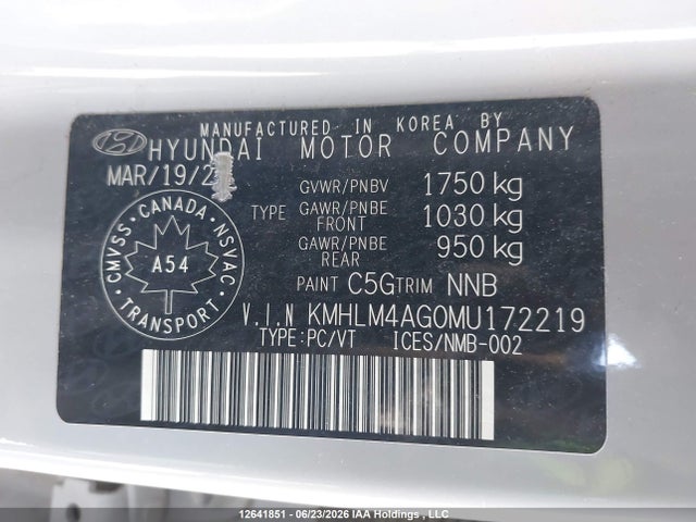 Продаж на аукціоні авто 2021 Hyundai Elantra Preferred Ivt, vin: KMHLM4AG0MU172219, номер лоту: 12641851