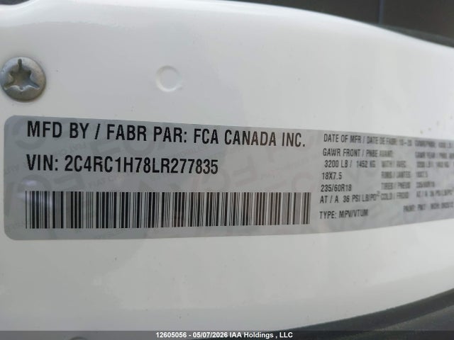 Chrysler Pacifica Hybrid Touring 2020 2C4RC1H78LR277835 Image 21