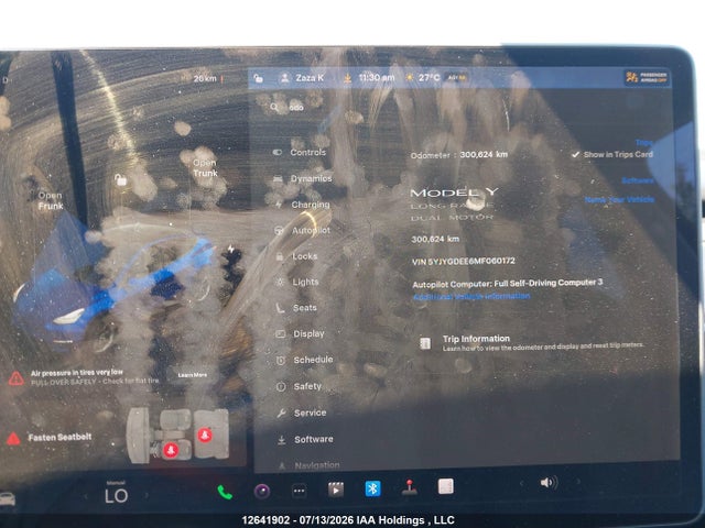 Tesla Model Y Long Range 2021 5YJYGDEE6MF060172 Image 7