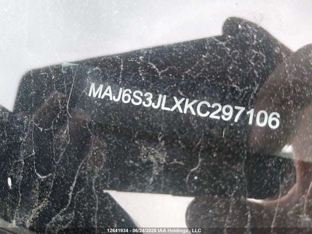 MAJ6S3JLXKC297106 Ford Ecosport Ses