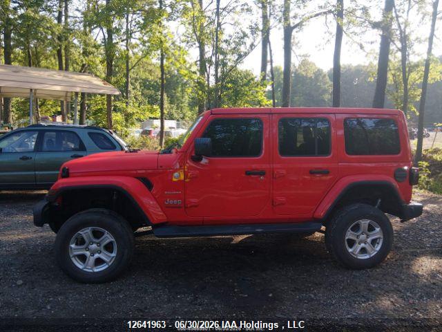 12641963 :رقم المزاد ، 1C4HJXEG2MW820548 vin ، 2021 Jeep Wrangler Unlimited Sahara مزاد بيع