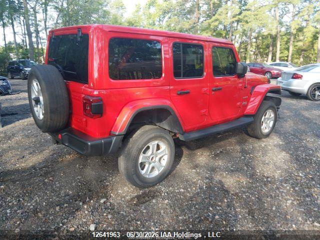 12641963 :رقم المزاد ، 1C4HJXEG2MW820548 vin ، 2021 Jeep Wrangler Unlimited Sahara مزاد بيع