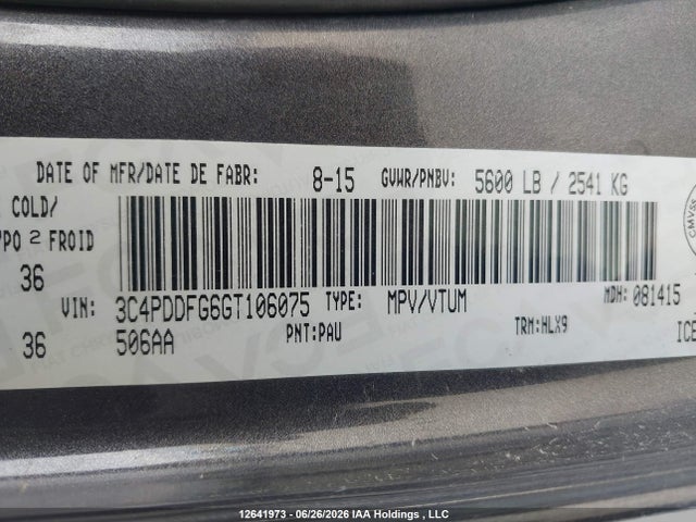 Dodge Journey R/t 2016 3C4PDDFG6GT106075 Image 19