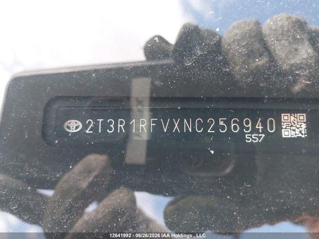 2T3R1RFVXNC256940 Toyota Rav4 Xle