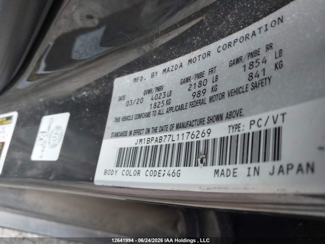 Mazda MAZDA3 2020 JM1BPAB77L1176269 Image 9
