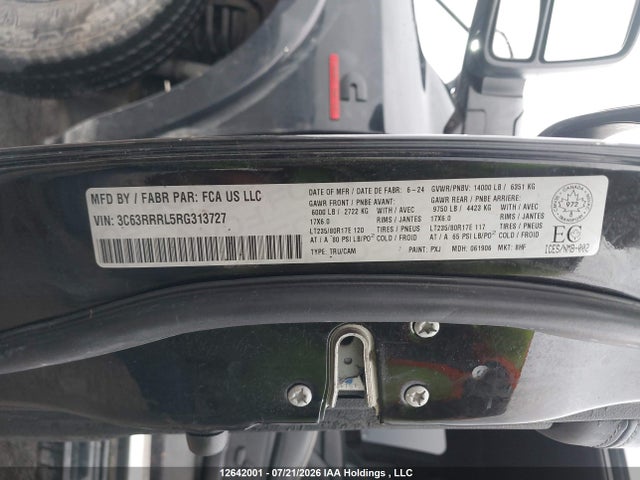Dodge RAM 3500 2024 3C63RRRL5RG313727 Image 9