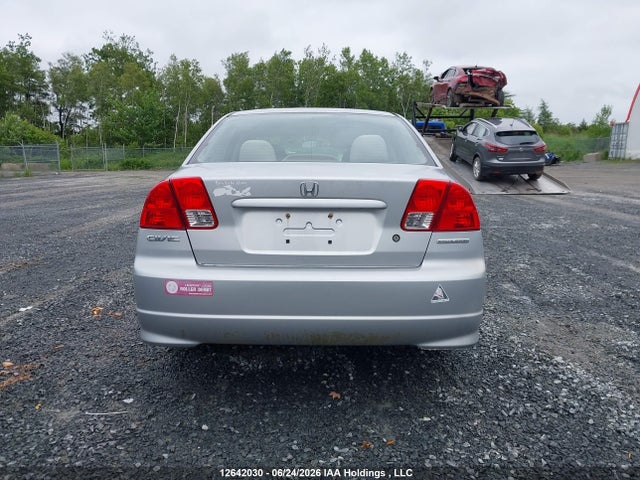 2005 Honda Civic Se მანქანა იყიდება აუქციონზე, vin: 2HGES16335H000568, აუქციონის ნომერი: 12642030