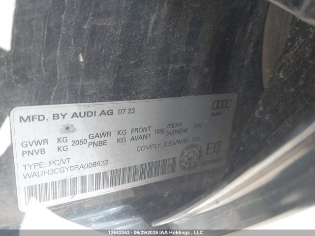 Audi S3 2.0t Progressiv 2024 WAUH3CGY0RA008823 Image 19