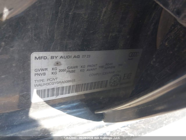 Audi S3 2.0t Progressiv 2024 WAUH3CGY0RA008823 Image 9
