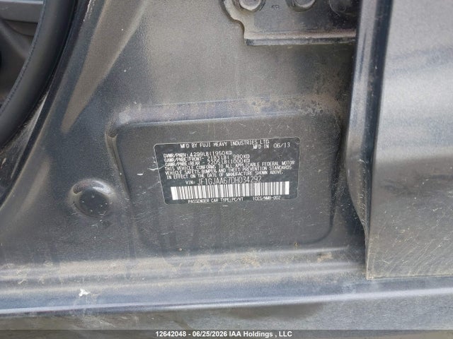 Продажа на аукционе авто 2013 Subaru Impreza 2.0i, vin: JF1GJAA67DH034292, номер лота: 12642048