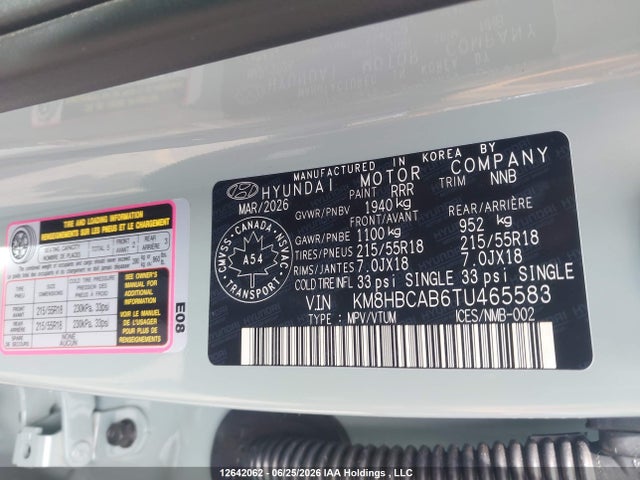 Hyundai Kona Preferred Awd 2026 KM8HBCAB6TU465583 Image 9