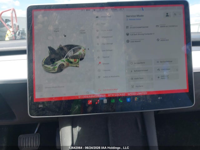 Auction sale of the 2021 Tesla Model 3 Standard Range/standard Range Plus, vin: 5YJ3E1EA9MF084106, lot number: 12642064