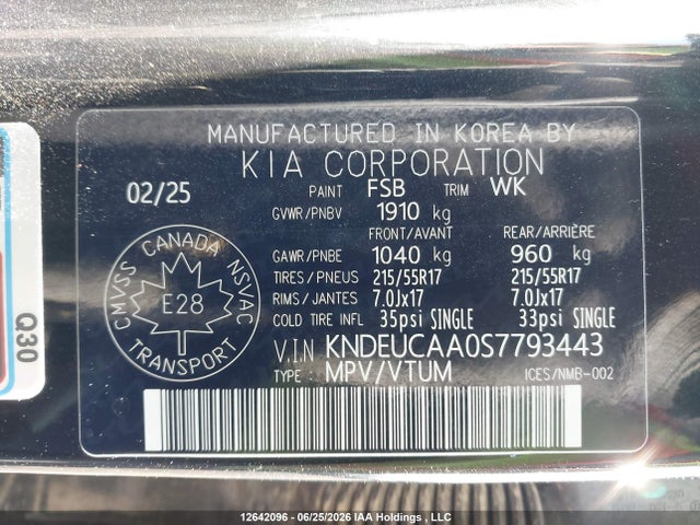 KIA SELTOS S 2025 KNDEUCAA0S7793443 Image 17