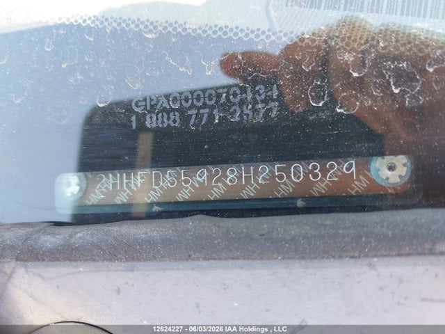 Продаж на аукціоні авто 2008 Acura Csx Type S, vin: 2HHFD55928H250329, номер лоту: 12624227