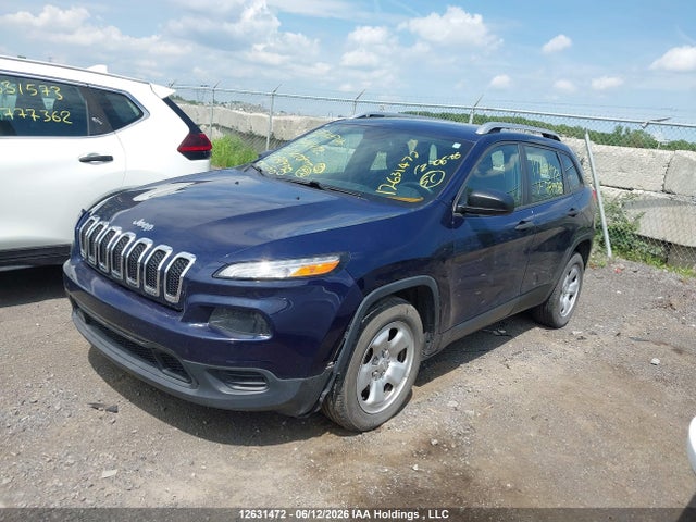 2015 Jeep Cherokee Sport მანქანა იყიდება აუქციონზე, vin: 1C4PJLAB4FW589458, აუქციონის ნომერი: 12631472