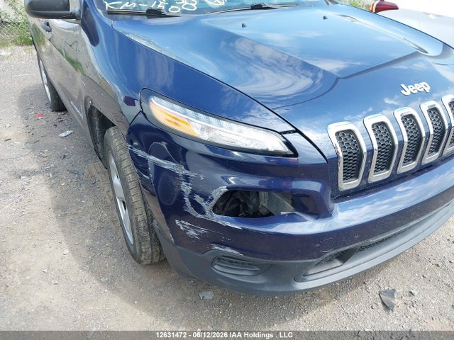 2015 Jeep Cherokee Sport მანქანა იყიდება აუქციონზე, vin: 1C4PJLAB4FW589458, აუქციონის ნომერი: 12631472